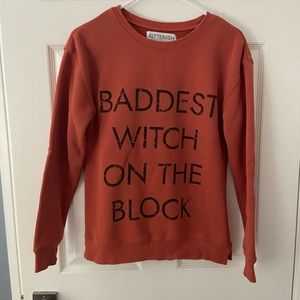 Kittenish Baddest Witch on the Block Sweatshirt